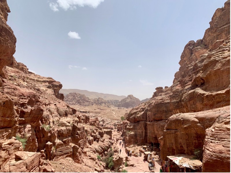 Petra trail in Jordan