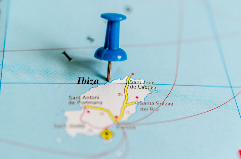 Ibiza on a Map