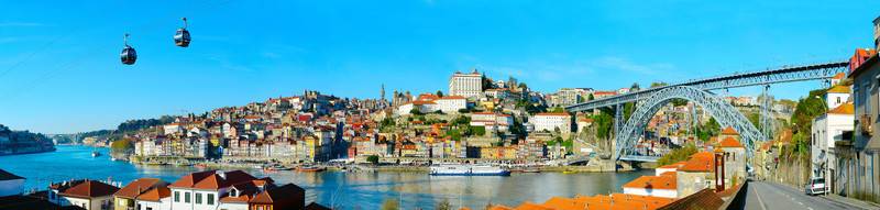 Panorama view of Porto
