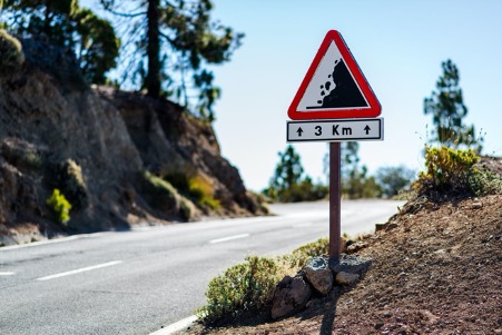 A sign by the road in Spain